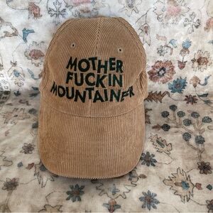 DSQUARED2 Y2K Tan Corduroy Cap